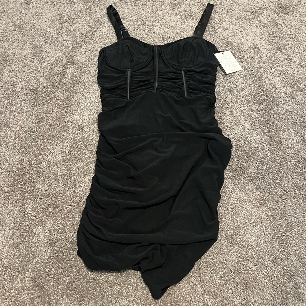 LEAU Mesh Bustier Dress NWT mesh